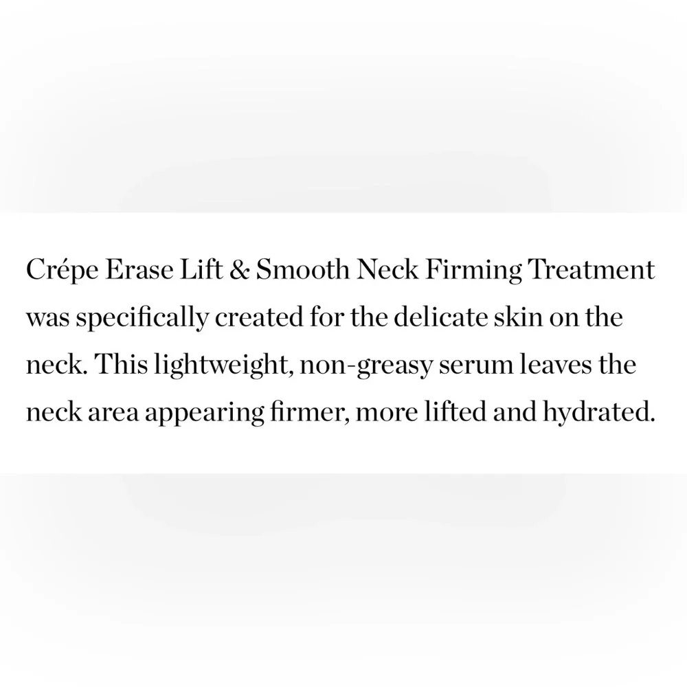 LAST 1! Crepe Erase Lift & Smooth Neck Firming Treatment 2PK 🪞 NEW Cream